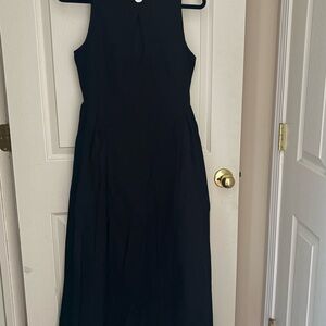 Commense Black Halter Sheath Maxi Dress